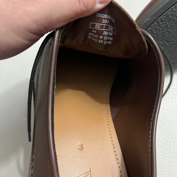 Zara Men’s Leather Oxford Dress Shoes - EU 44 / US 11 - Picture 6 of 6